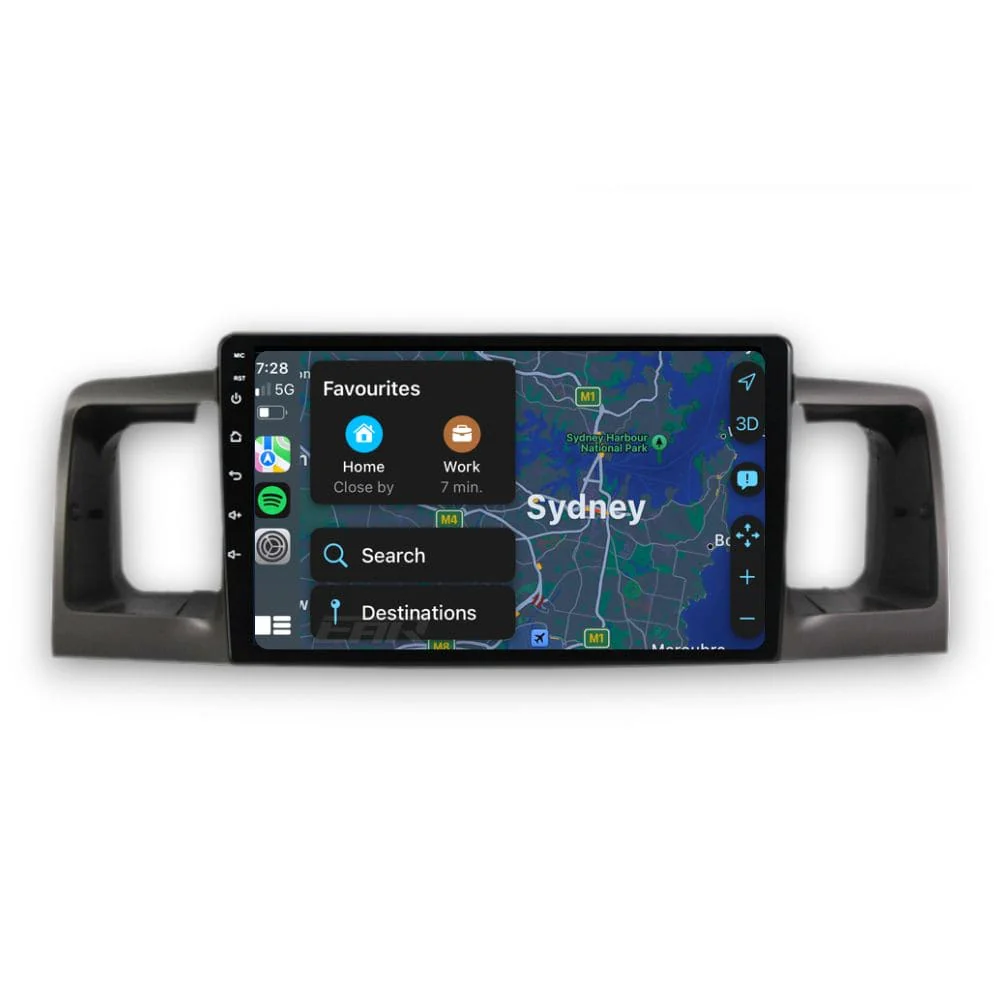 Toyota Corolla (2002 - 2007) Multimedia 9" Touchscreen Display + Built-In Wireless Carplay & Android Auto - Image 5