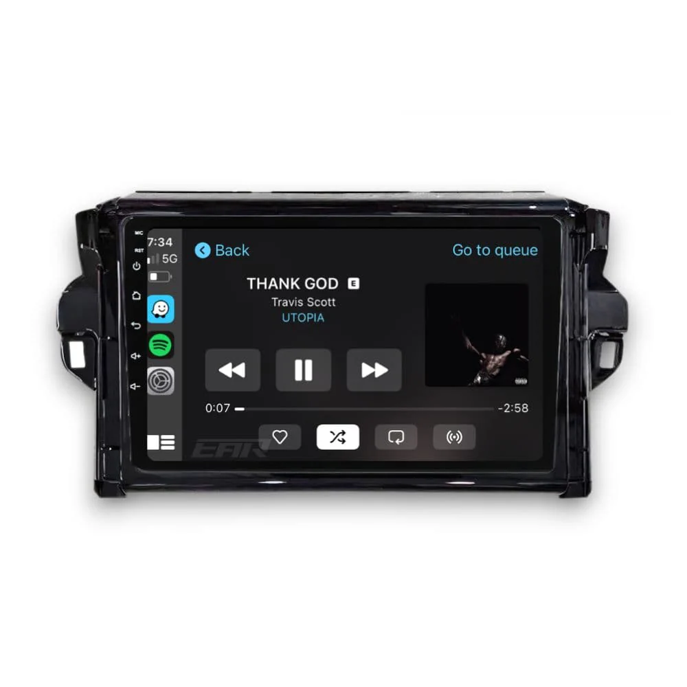 Toyota Fortuner (2015 - 2020) Multimedia 9" Touchscreen Display + Built-In Wireless Carplay & Android Auto - Image 3