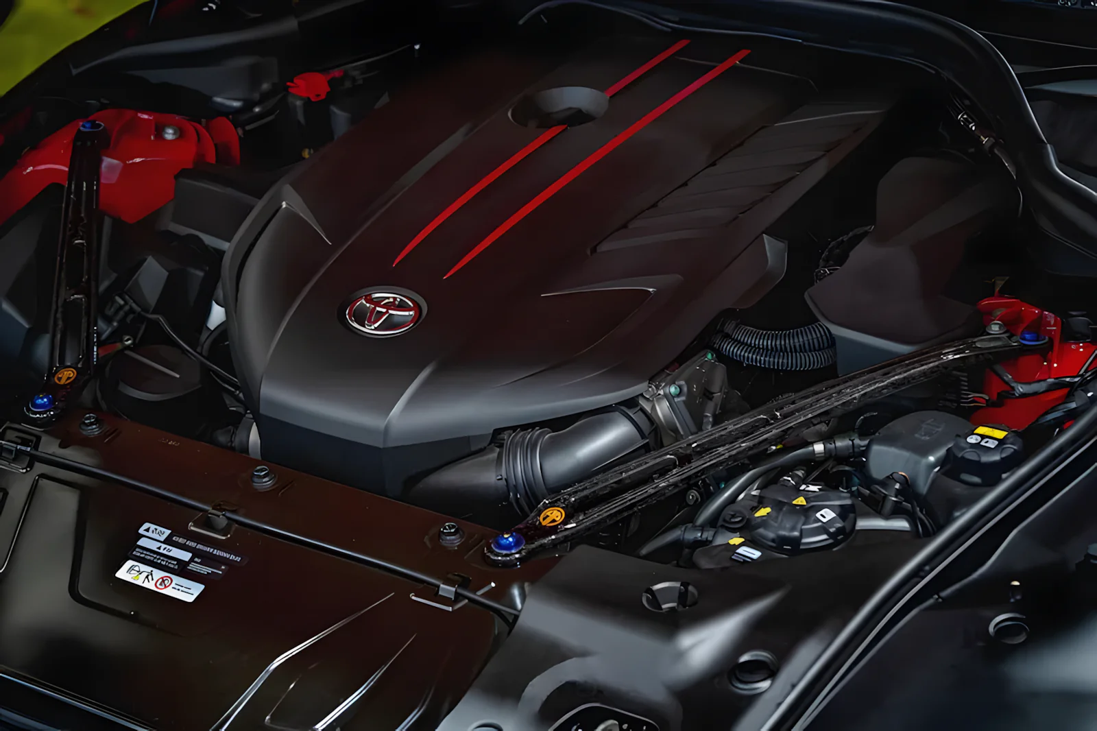 ARMASPEED Toyota GR Supra (A90/A91) | Forged Carbon Fiber Strut Bars - Image 4