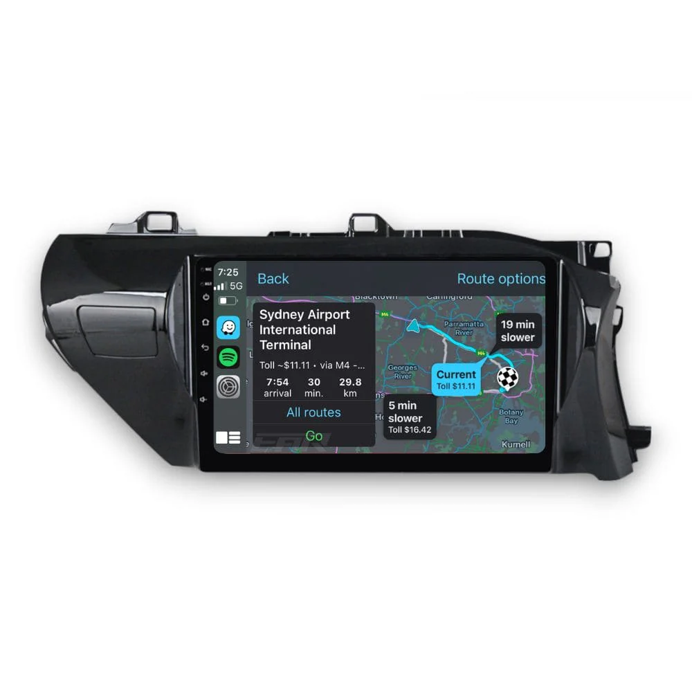Toyota HiLux (2015 - 2023) Multimedia 10" Touchscreen Display + Built-In Wireless Carplay & Android Auto - Image 2