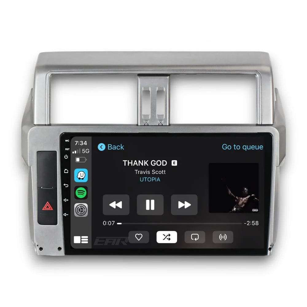Toyota Prado 150 Series (2013 - 2017) Multimedia 10" Touchscreen Display + Built-In Wireless Carplay & Android Auto - Image 3