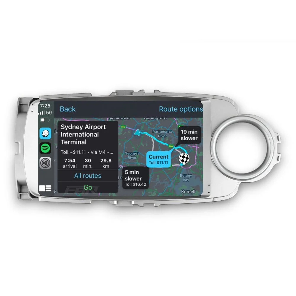 Toyota Yaris (2012 - 2017) Multimedia 9" Touchscreen Display + Built-In Wireless Carplay & Android Auto - Image 2