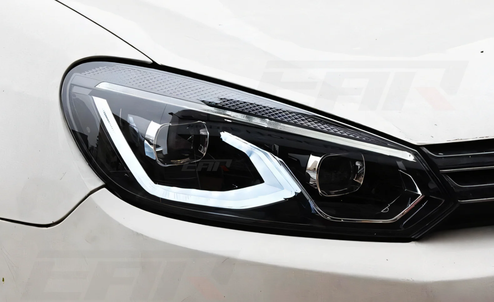 Volkswagen Golf Mk6 Xenon Angel LED Headlights (2009 - 2012) - Image 5